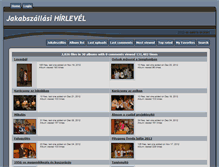 Tablet Screenshot of galeria2012.jakabszallas.net